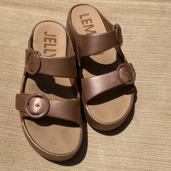 Lemon Jelly Sandal, Size 7.5US 39UK, Bronze Metal - Picture 4 of 11